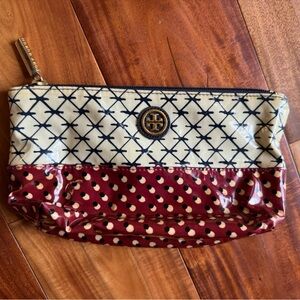 Tory Burch Coated Poplin small cosmetic bag